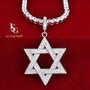 Estrela de Davi / Pingente  Cravejado