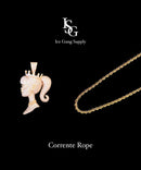 Pingente Cravejado Barbie