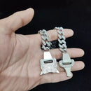 Cuban Link Lock kit / Pulseira, Corrente e Kit Cravejado.