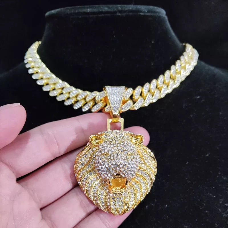 Lion Cuban | Conjunto Cravejado