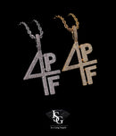 4PF Logo /  Pingente Cravejado