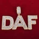 Pingente Personalizado Premium Baguette / Cubic.