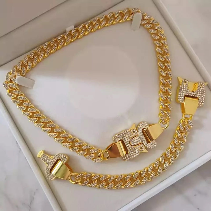 Cuban Link Lock kit / Corrente e Kit Cravejado.