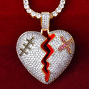 Broken Hurt Heart / Pingente Premium