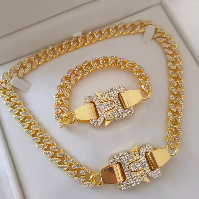 Cuban Link Lock kit / Corrente e Kit Cravejado.