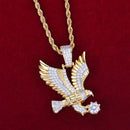 Aguia Americana / Pingente Premium