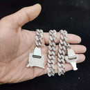 Cuban Link Lock kit / Corrente e Kit Cravejado.