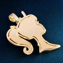 Pingente Cravejado Barbie