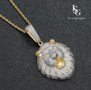 Lion Head / Pingente Cravejado