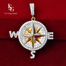 Wind Rose / Pingente Cravejado