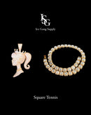 Pingente Cravejado Barbie