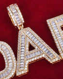 Pingente Personalizado Premium Baguette / Cubic.