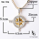 Wind Rose / Pingente Cravejado