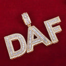 Pingente Personalizado Premium Baguette / Cubic.