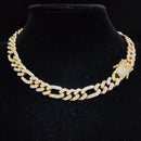 Kit Cuban Long Link /  Conjunto com fecho cravejado
