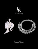 Pingente Cravejado Barbie