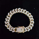 Pulseira Cuban Link / Com Feixo cravejado