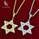 Estrela de Davi / Pingente  Cravejado
