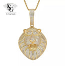 Lion Head / Pingente Cravejado