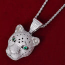 Leopardo Cravejado / Pingente Premium